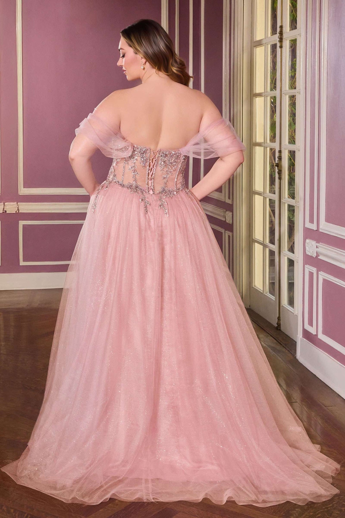 Strapless A-Line Sweetheart Corset Bodice Dress