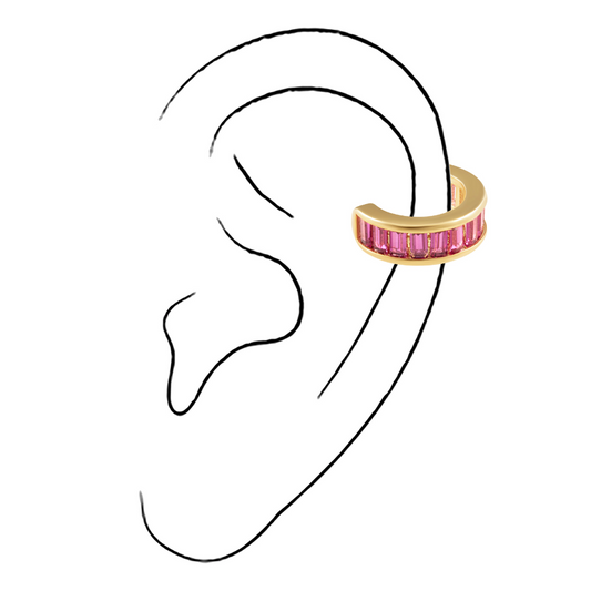 Peyton Ear Cuff Red