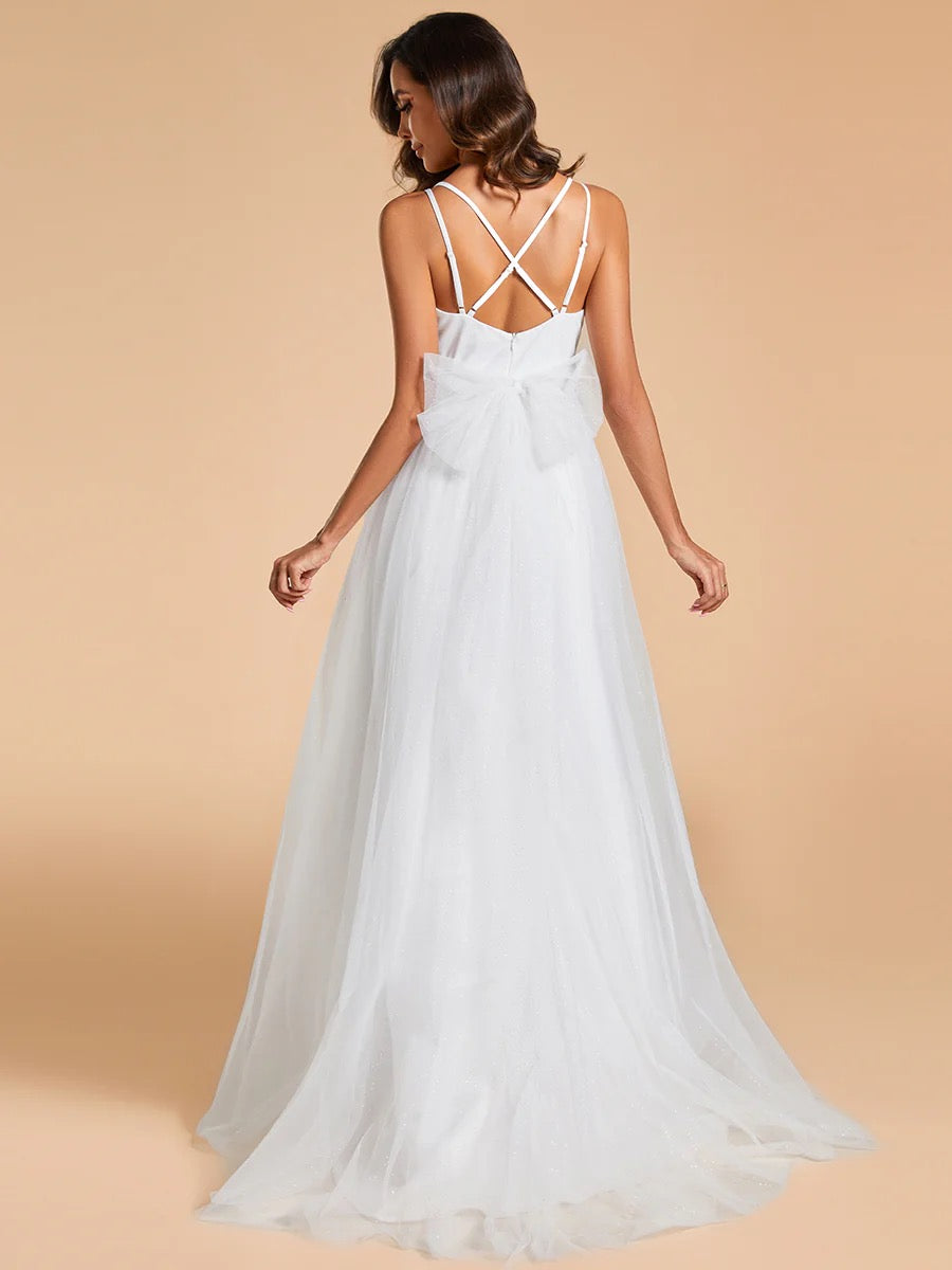 Starlight Bow Back Bridal Gown