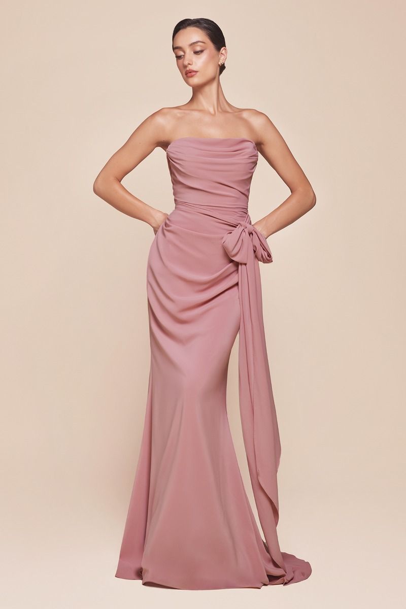 Versatile Tie Chiffon Maxi Dress