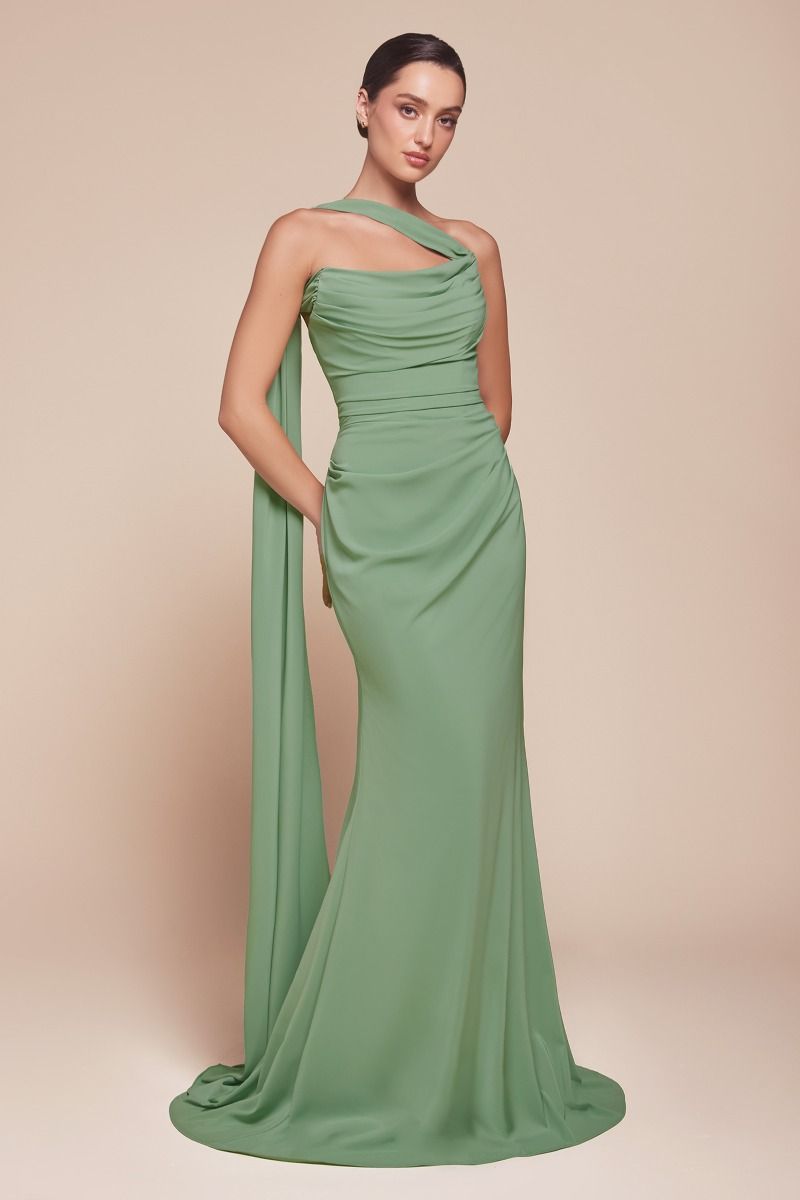 Versatile Tie Chiffon Maxi Dress