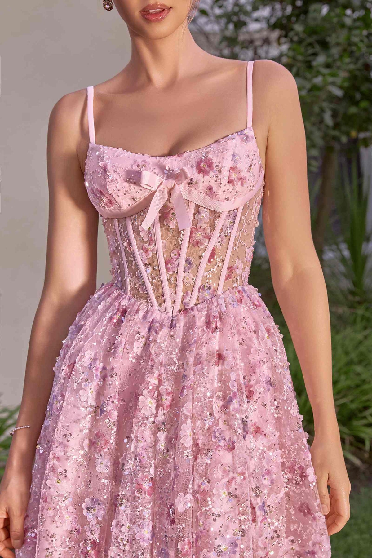 A-Line Tea Length Tea Party Dress