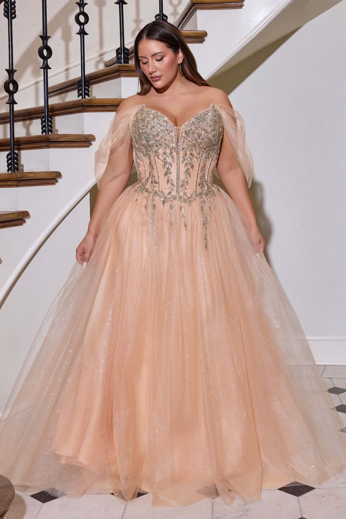 Strapless A-Line Sweetheart Corset Bodice Dress