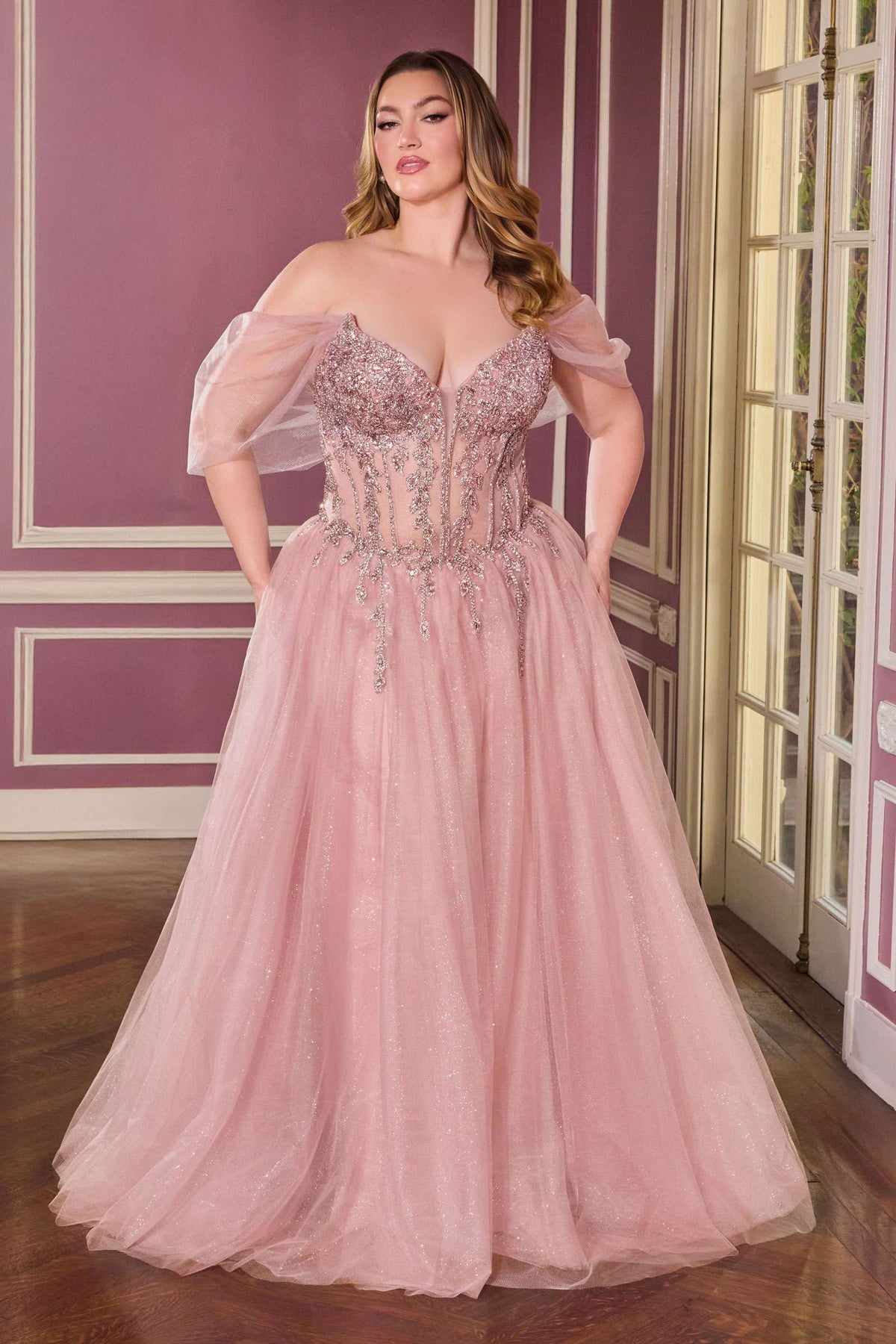 Strapless A-Line Sweetheart Corset Bodice Dress