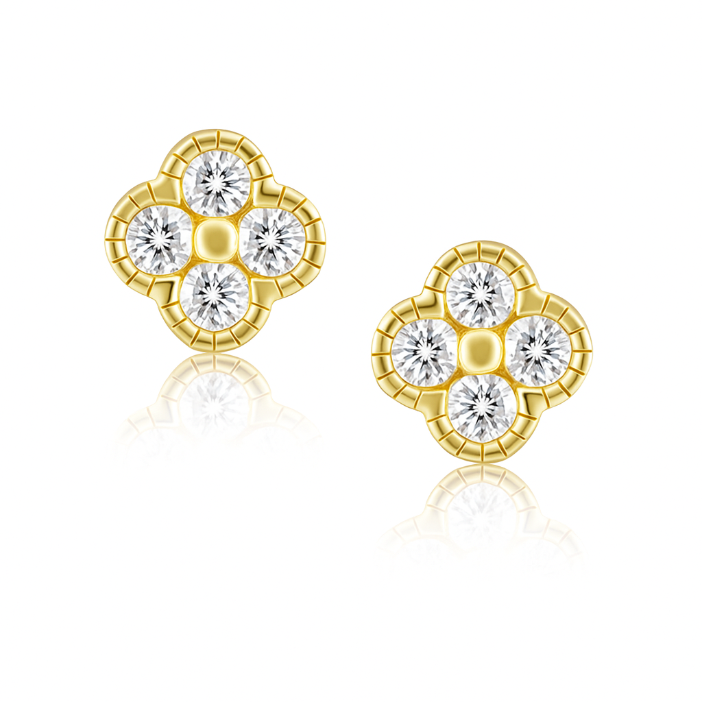 Gracie Clover Studs