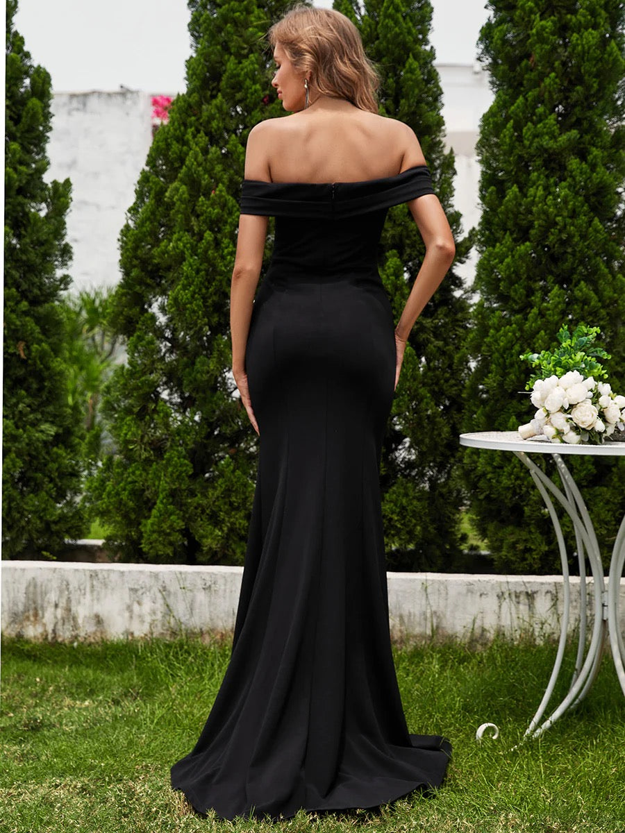 Eternal Romance Off-Shoulder Bridal Gown