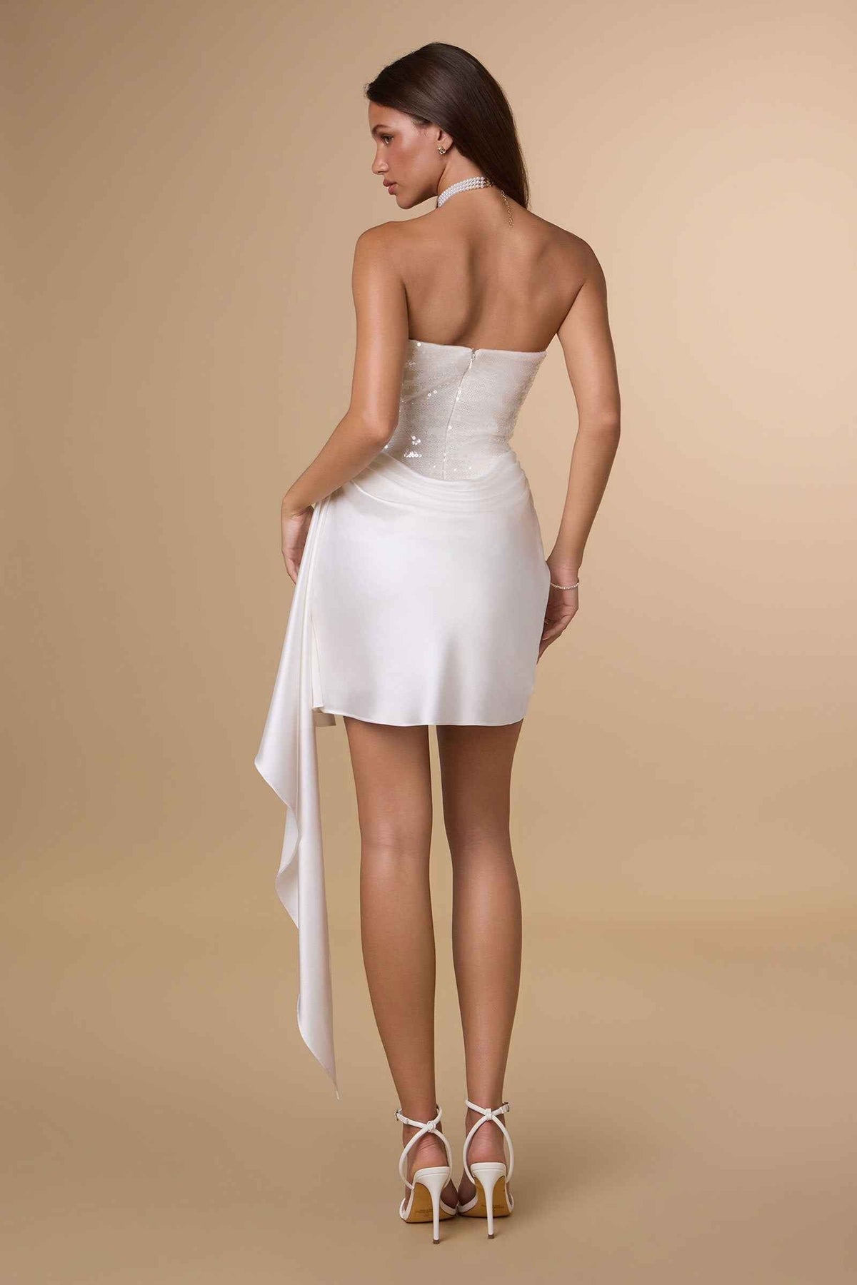 Sculpted Modern Fit Strapless Mini Dress