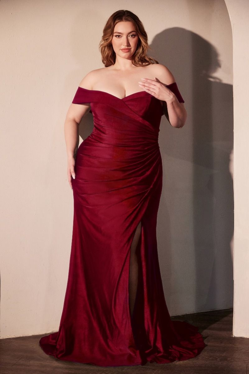 Stretchy Off The Shoulder Curve Dress