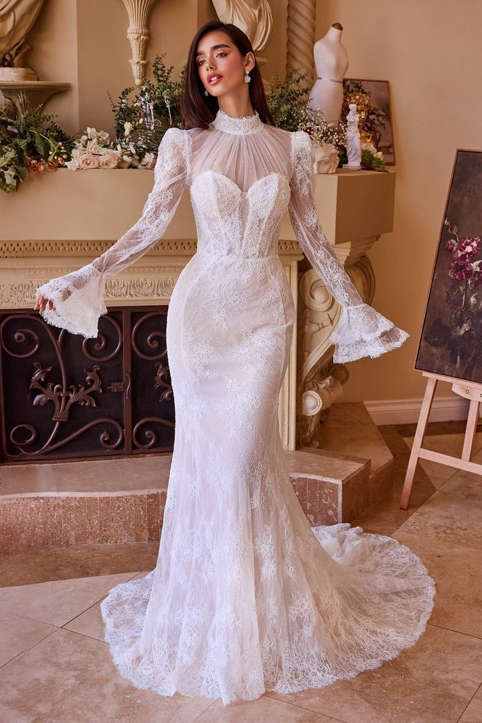 Fitted Lace Bridal Gown